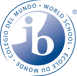 ib world school logo  colour e